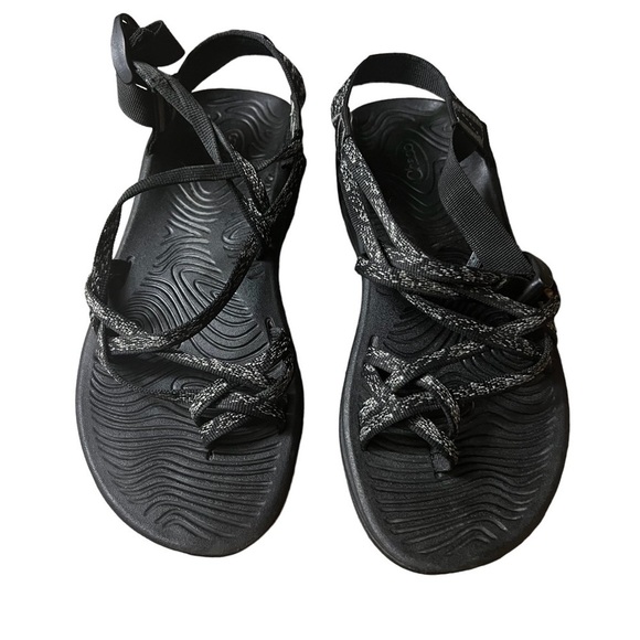 CHACO ZX/2 Classic Double Strap Toe Loop Sport Sandals Hiking Size 10 - Picture 3 of 8